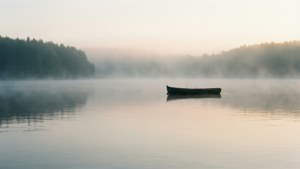Misty Lake Dawn