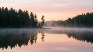Misty Lake Dawn