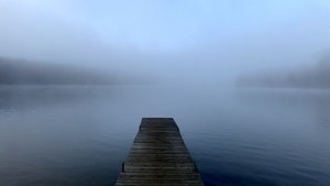 Misty Lake Morning