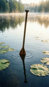 Misty Lake Oar