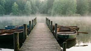 Misty Lake Pier