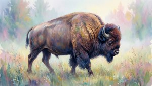 Misty Meadow Buffalo
