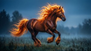 Misty Meadow Gallop