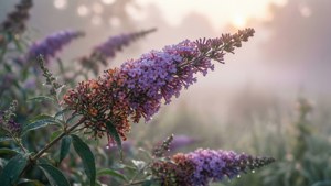 Misty Morning Butterfly Bush