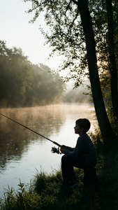 Misty Morning Fisher