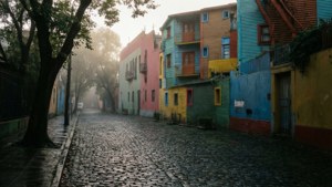 Misty Morning in Caminito