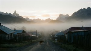 Misty Morning Village