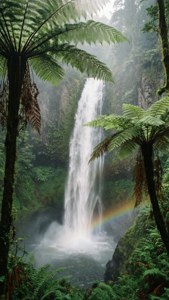 Misty Namek Waterfall