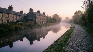 Misty Newry Canal Dawn