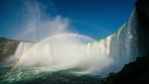 Misty Niagara Falls Rainbow