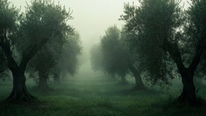 Misty Olive Grove