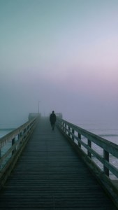 Misty Pier Dawn