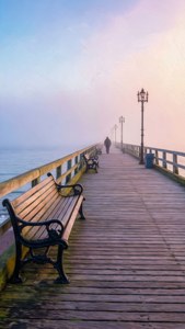 Misty Pier Morning