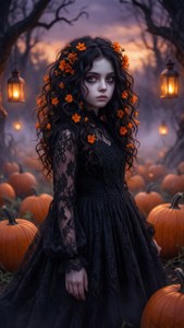 Misty Pumpkin Elegance