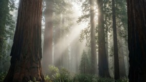 Misty Redwoods