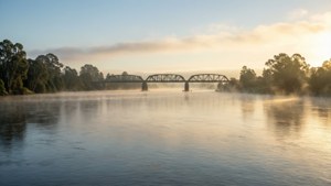 Misty River Morning