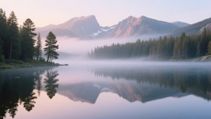 Misty Sprague Lake Morning