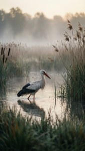 Misty Stork Wetland