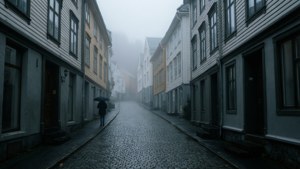 Misty Street Walk