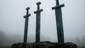Misty Swords in Rock
