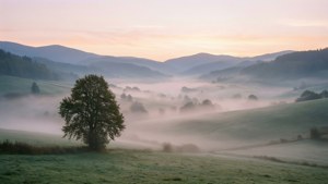 Misty Valley Morning