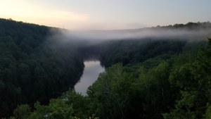 Misty Valley River