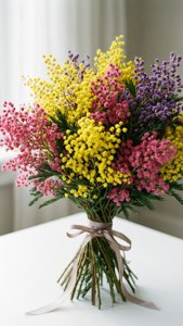 Mixed Mimosa Bouquet