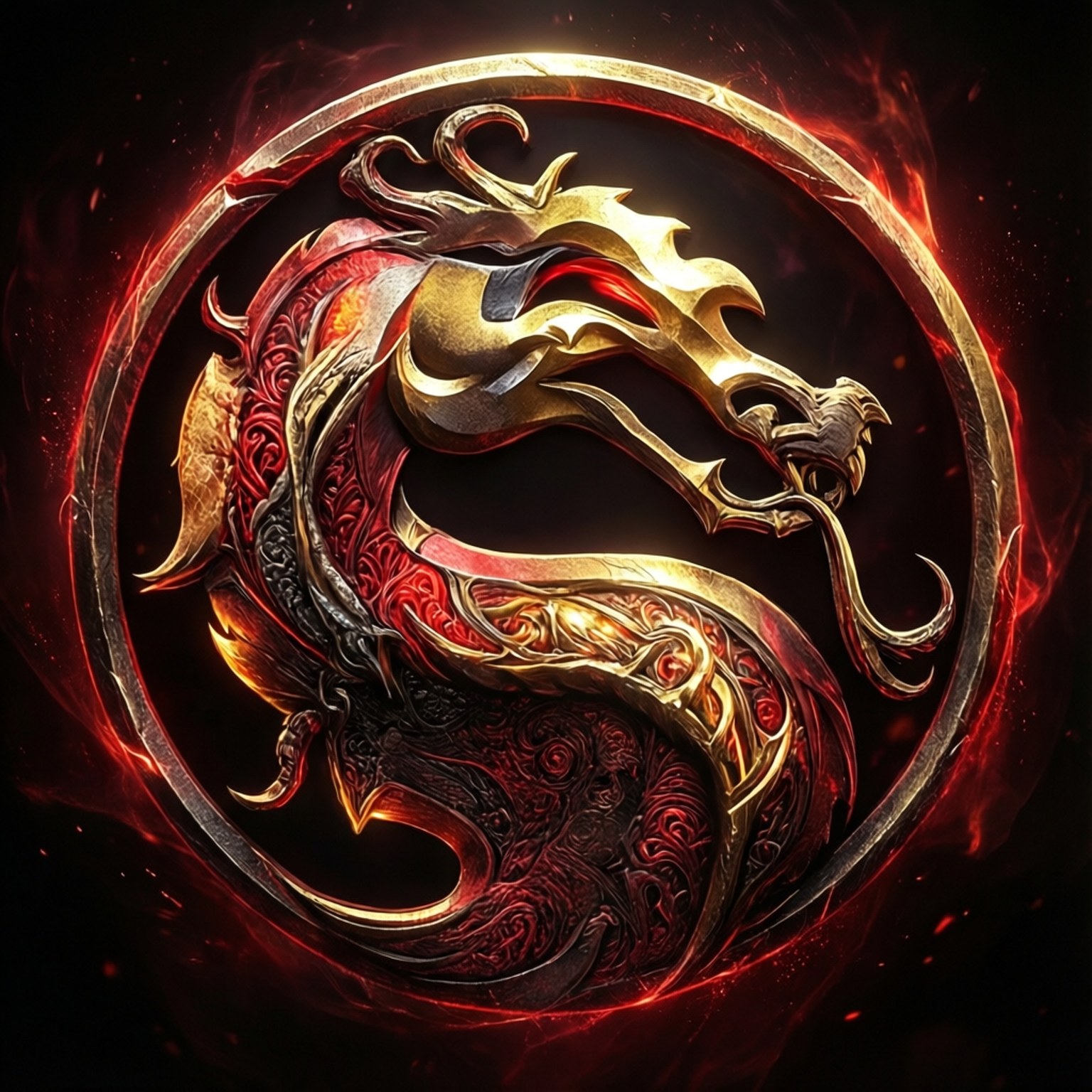 MKX Dragon Emblem by Wallpapers.art Studio