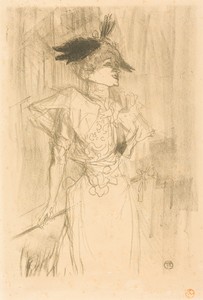 Mlle. Marcelle Lender, Standing (Mlle. Marcelle Lender, debout)
