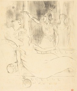 Mme. Simon-Girard, Brasseur, and Guy in "La belle Helene" (Mme. Simon-Girard, Brasseur et Guy dans "La belle Hélène")