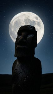 Moai and Moon
