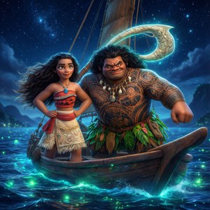 Moana and Maui Night