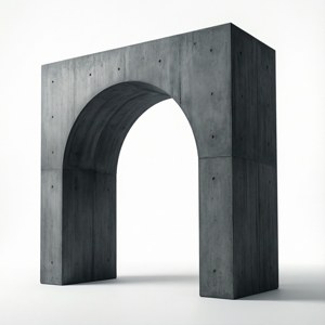 Modern Concrete Arch