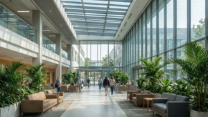 Modern Hospital Lobby