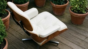 Modern Lounge Chair Overhead