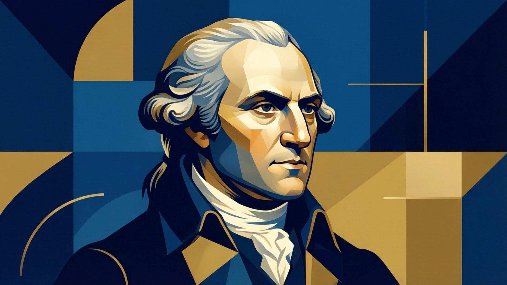 Modern Minimalist Hamilton by Wallpapers.art Studio