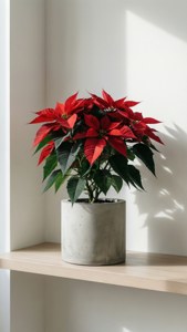 Modern Minimalist Poinsettia