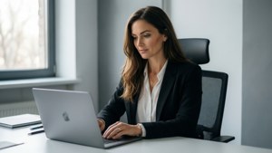Modern Secretary at Work