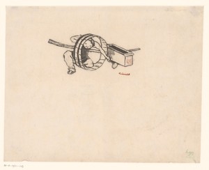 Mogelijk een inktpot van een Japanse man met ton
