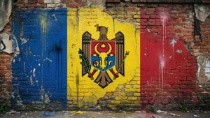 Moldova Flag Mural