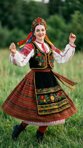 Moldovan Folk Dancer