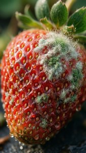 Moldy Strawberry Detail