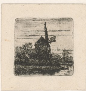 Molen aan een rivier