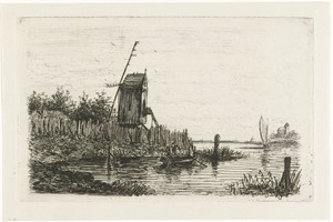 Molen aan het water