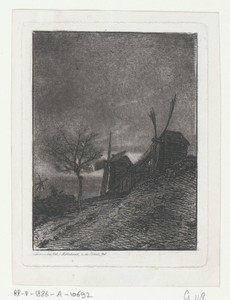 Molens op een helling, mogelijk te Montmartre