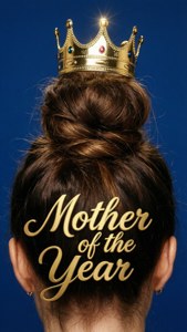 Mom Bun Crown Queen