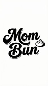 Mom Bun Typography