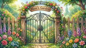 Mom's Garden Gate