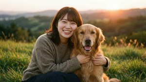 Momo and Dog