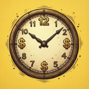 Money Clock Clipart